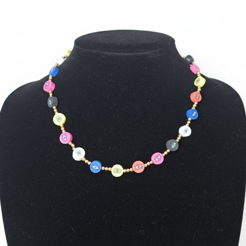 LaCasaDeLaPulsera Collar Ojos Colores