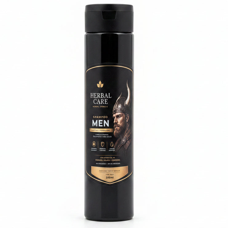 HerbalCare Shampoo Caballero Natural Artesanal