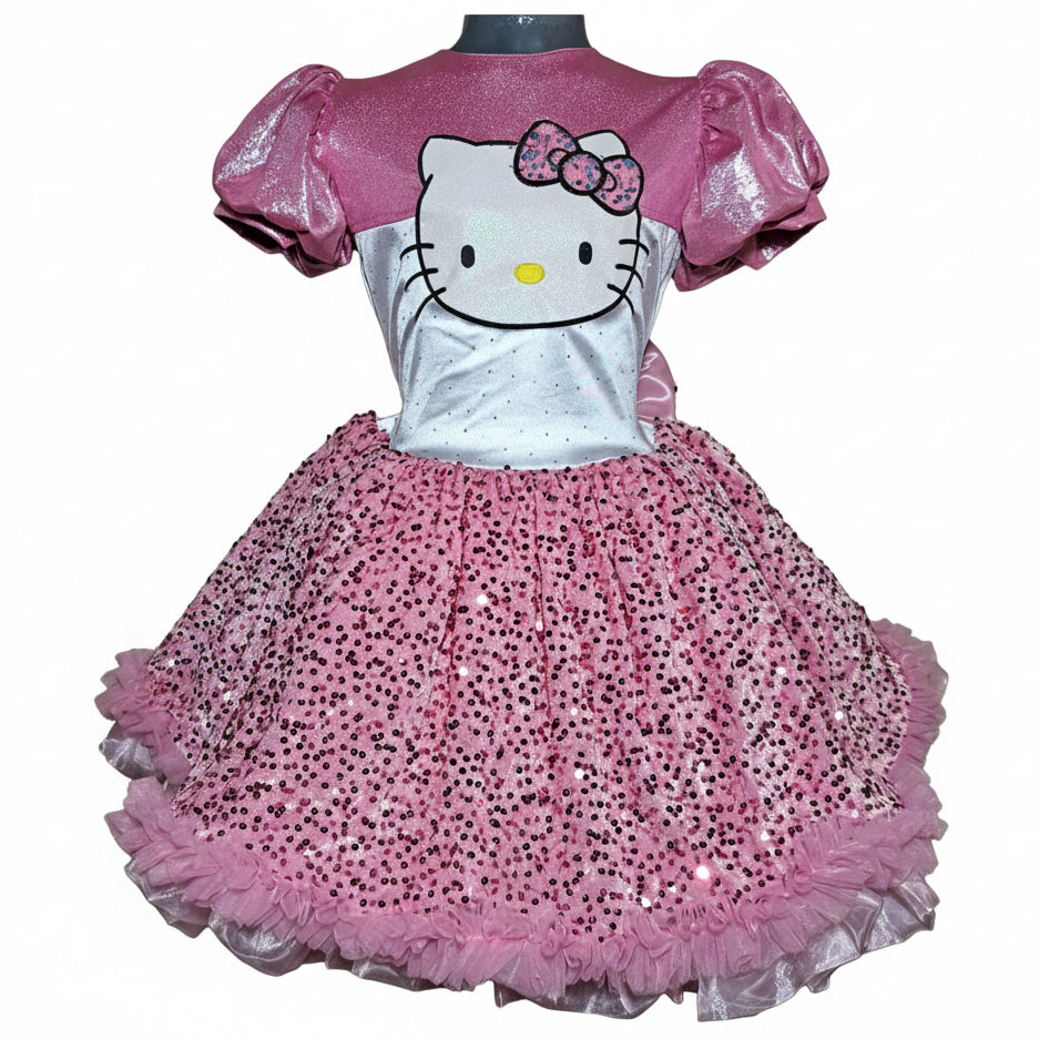 Cenicienta Vestido Diamante Hello Rosa