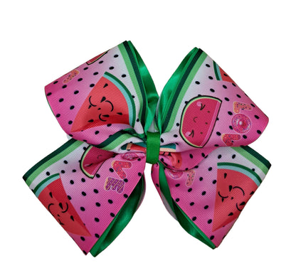 Moños para Niña Estampado Frutas