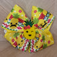 Moños para Niña Estampado Frutas