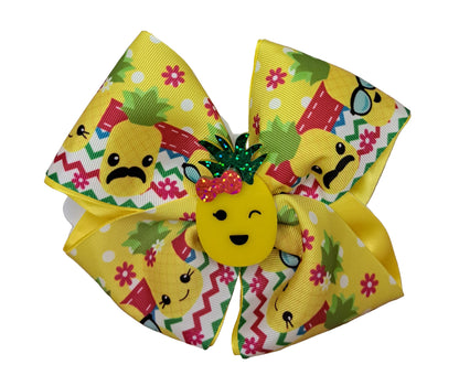 Moños para Niña Estampado Frutas