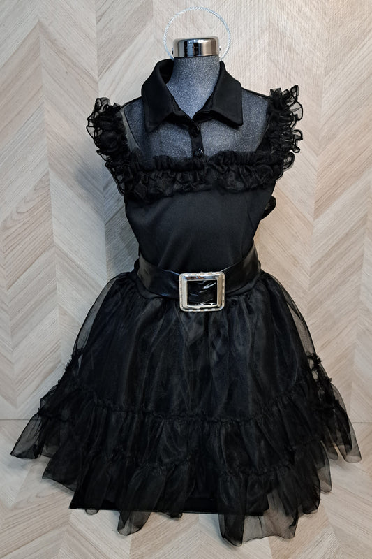 Cenicienta Vestido Merlina Negro