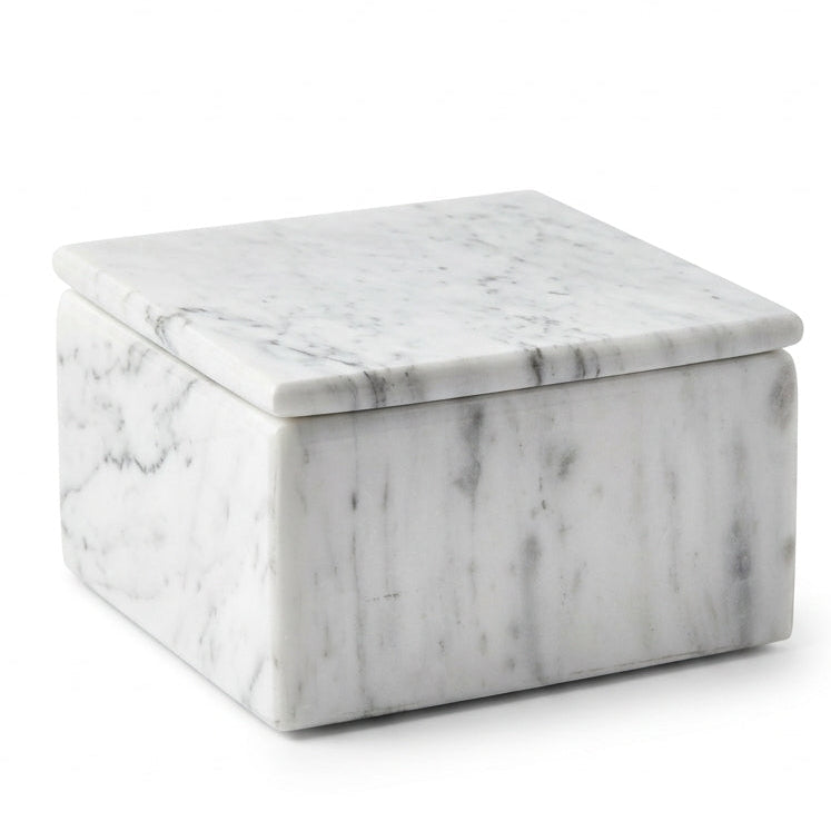 Archivo Nomada Caja Cubo Marmol Blanco