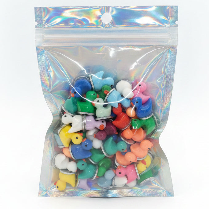 ElClosetDeAnny Set 50 Patitos Colores Arandelas