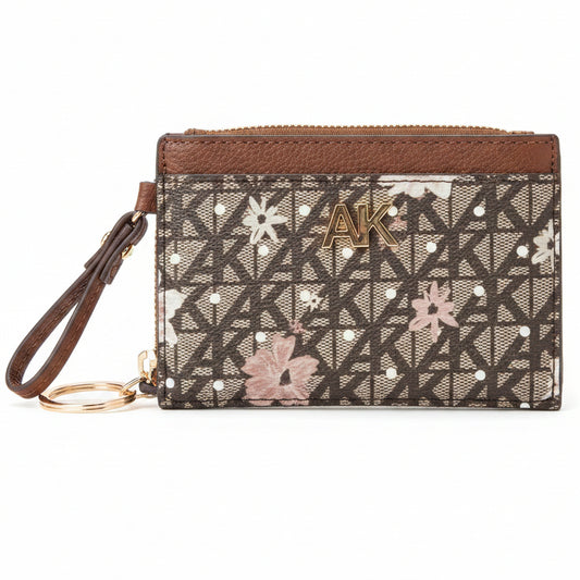 CBM ANNE KLEIN Monedero Tarjetero Cafe