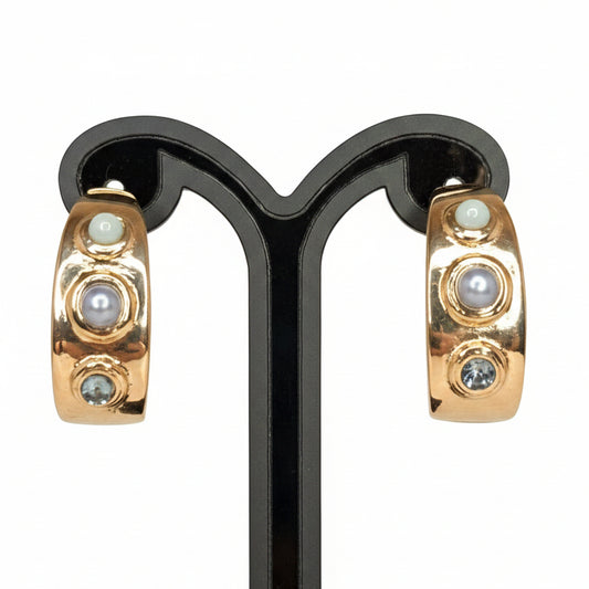 CBM Arete Dorado Piedra Azul