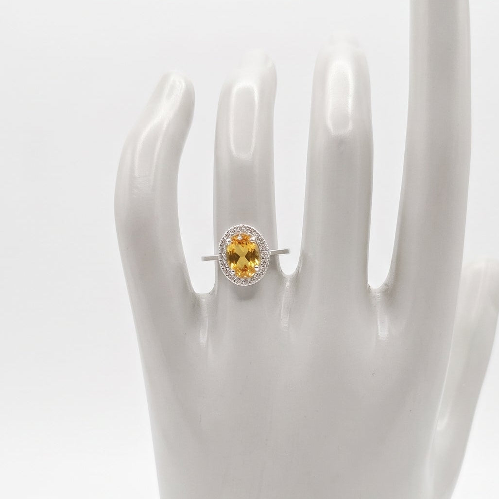 Nomada Joyeria Anillo solitario Oval