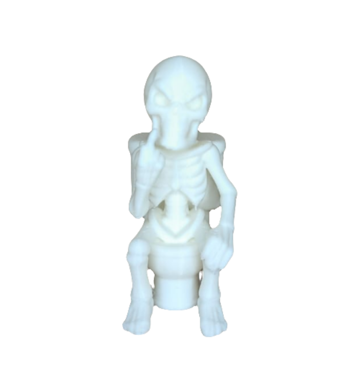 Crea3D Mujer Calavera Blanca Baño