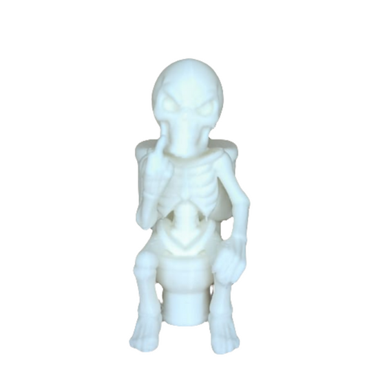 Crea3D Mujer Calavera Blanca Baño