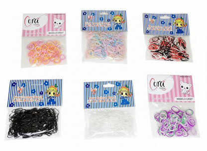 Moños para Niña Estampado Frutas