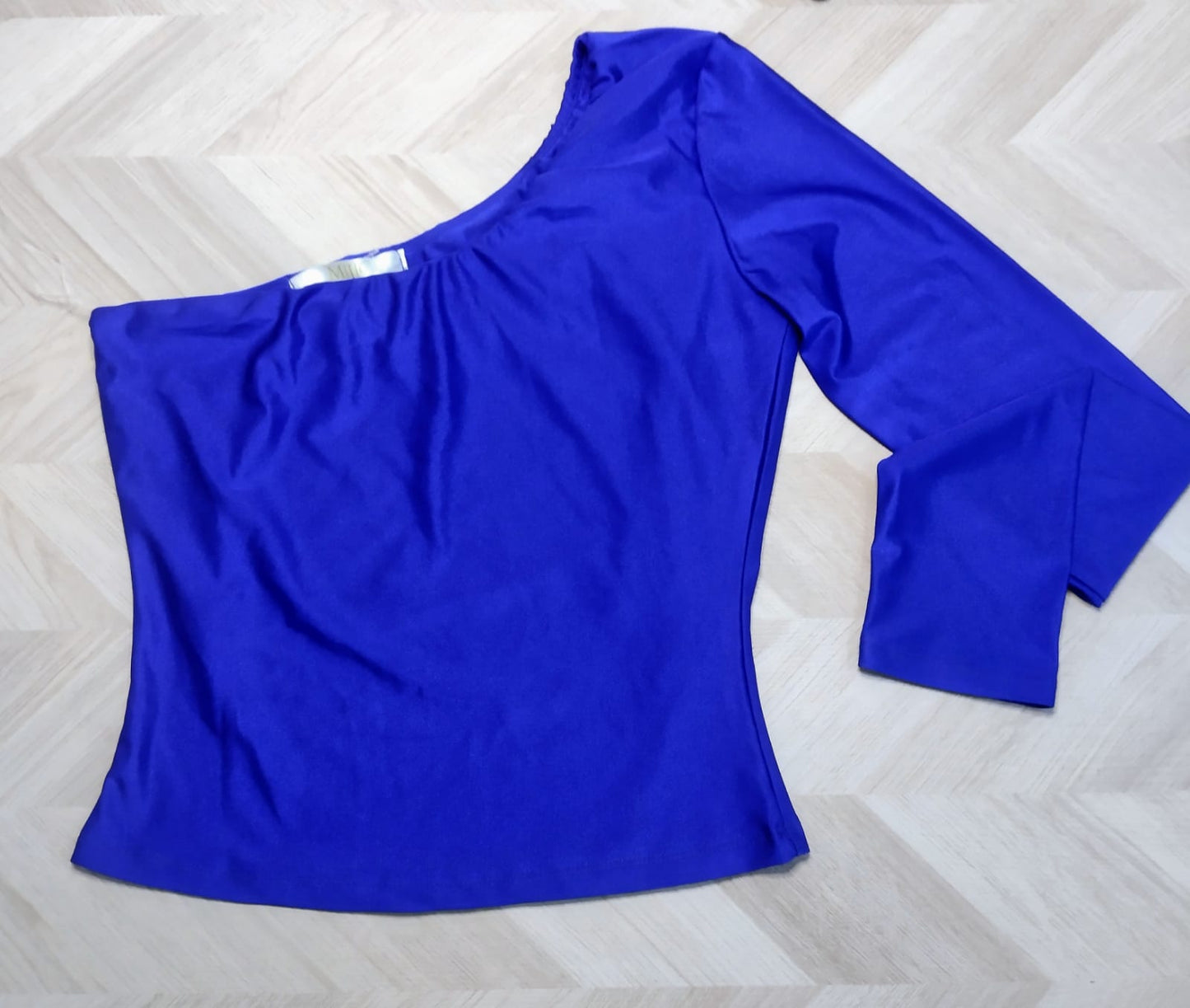 SyB Amna Blusa Manga Azul