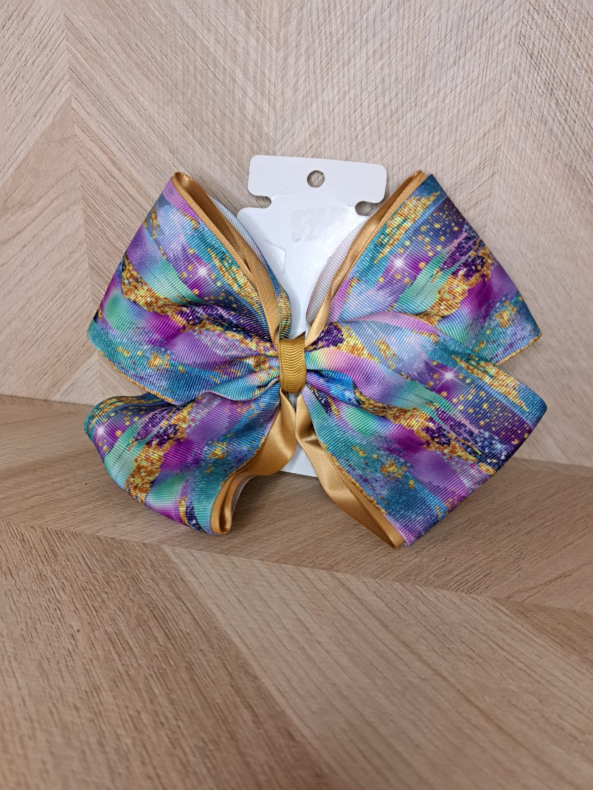 Moños para Niña Estampado Bicolor