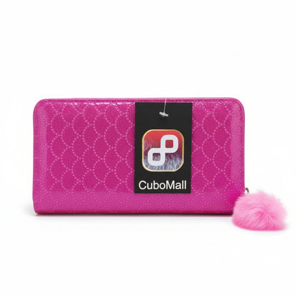 Cartera de Mano Color Metalico