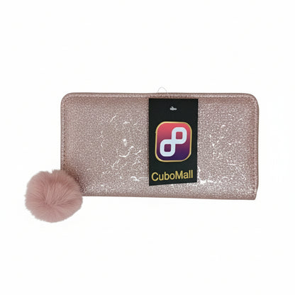 Cartera de Mano Color Metalico