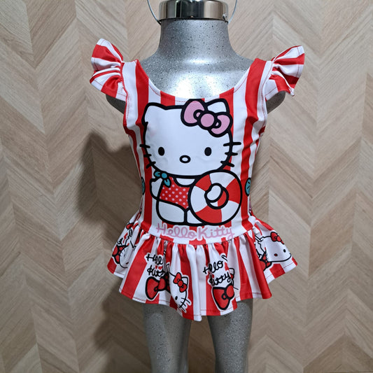 Cenicienta Trajes Bano Kitty Rojo