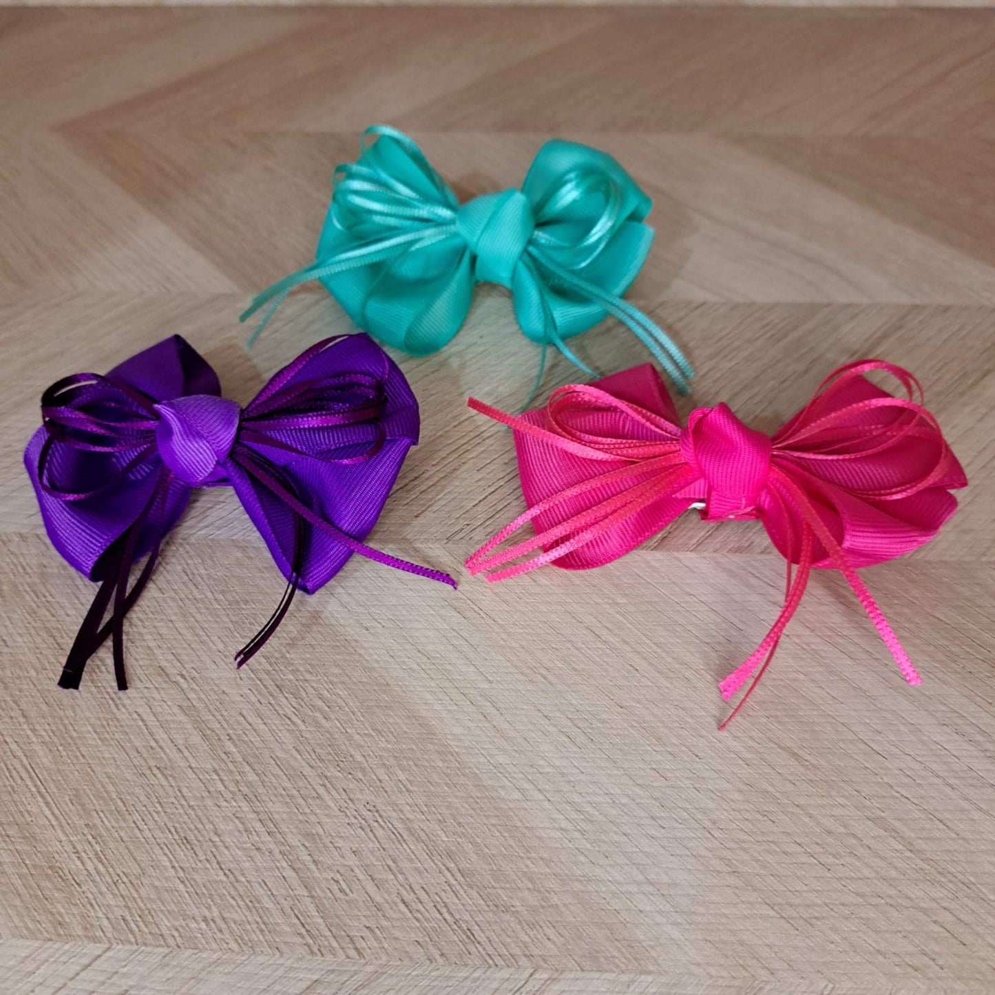 Moños Organza Diferentes Colores