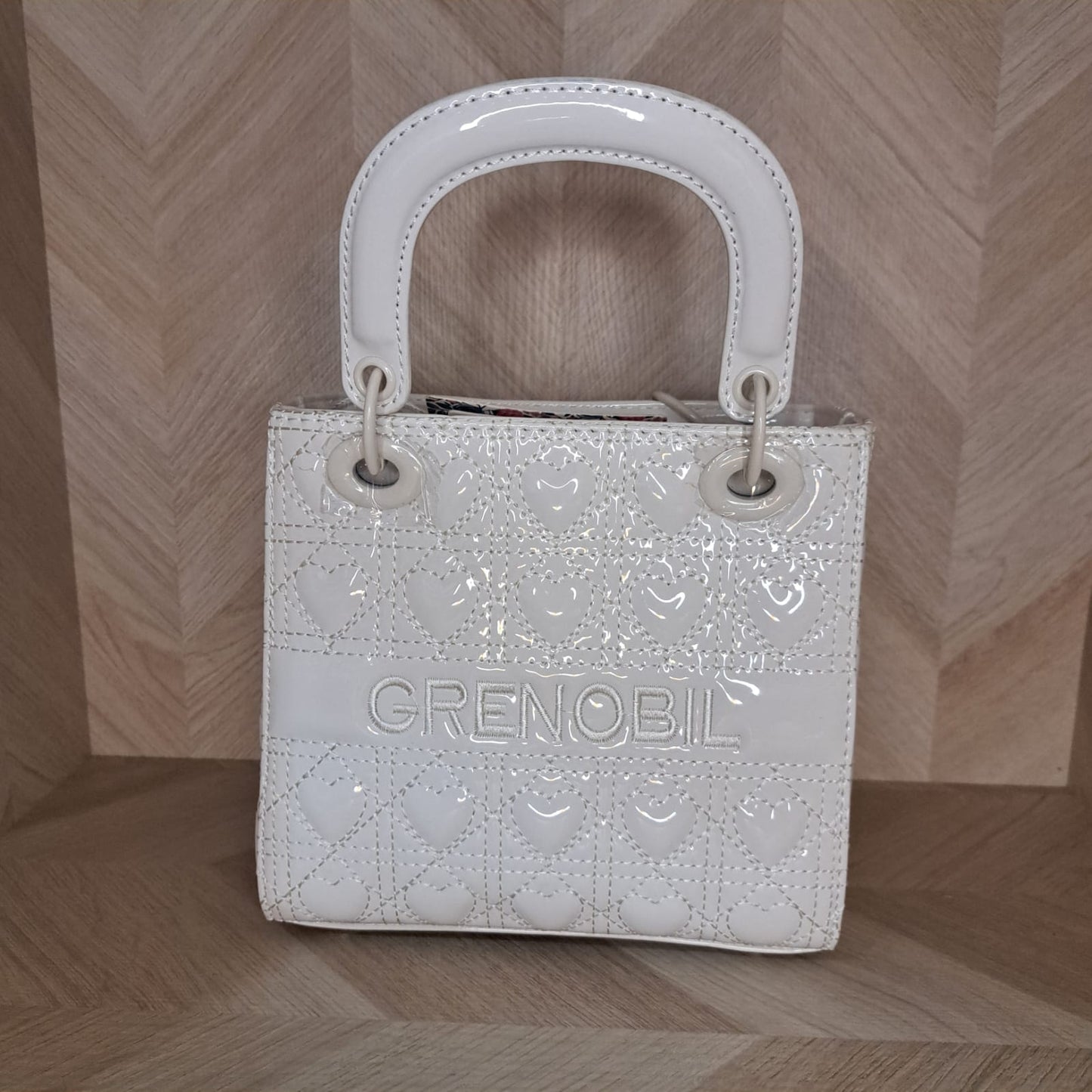 Bolsa Mano Corazones Grenobil