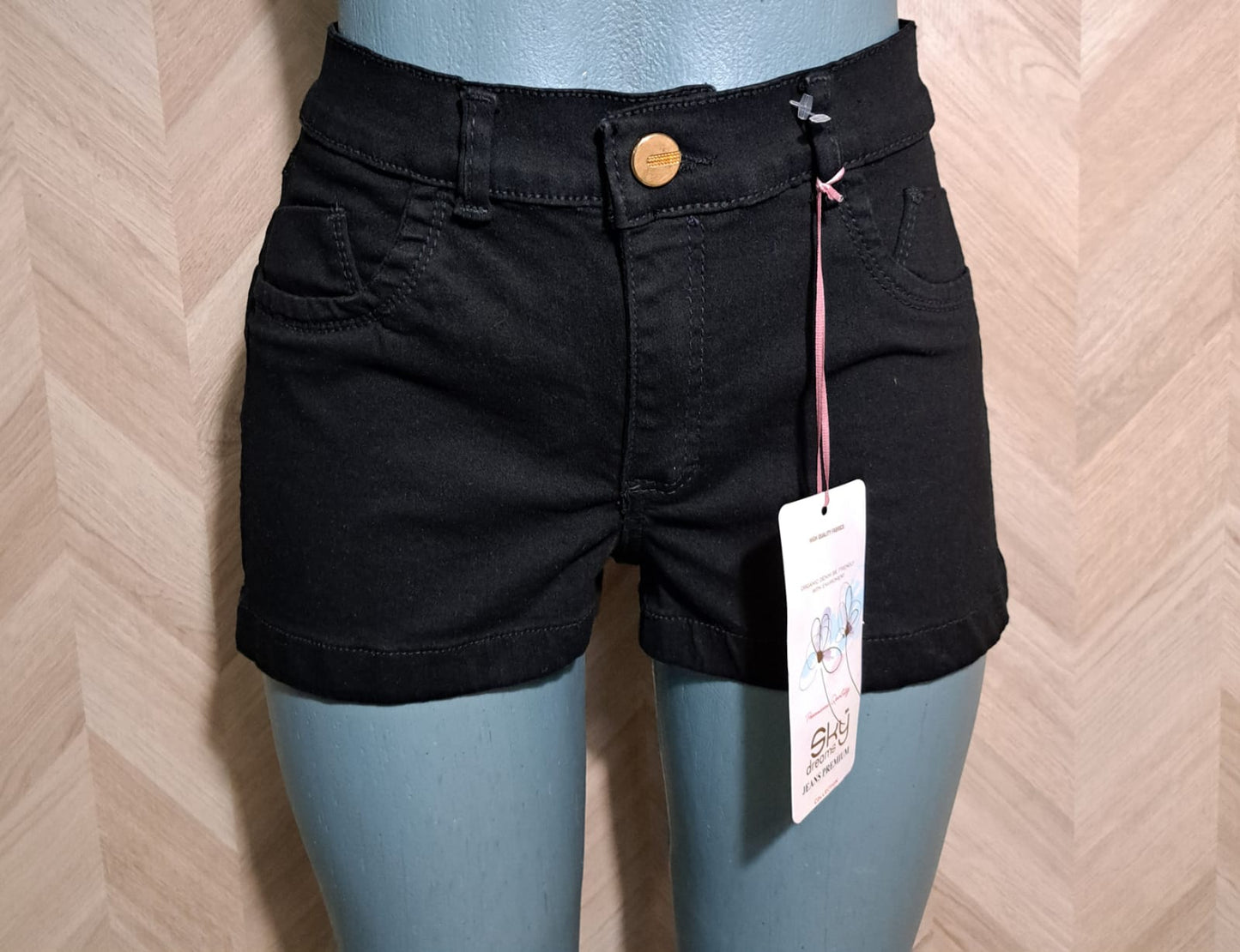 Ropa Angy Shorts Dama Negro