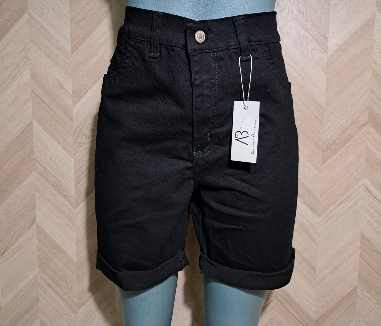 Ropa Angy Shorts Dama Negro