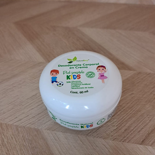 Natural Dry Desodorante Crema Kids