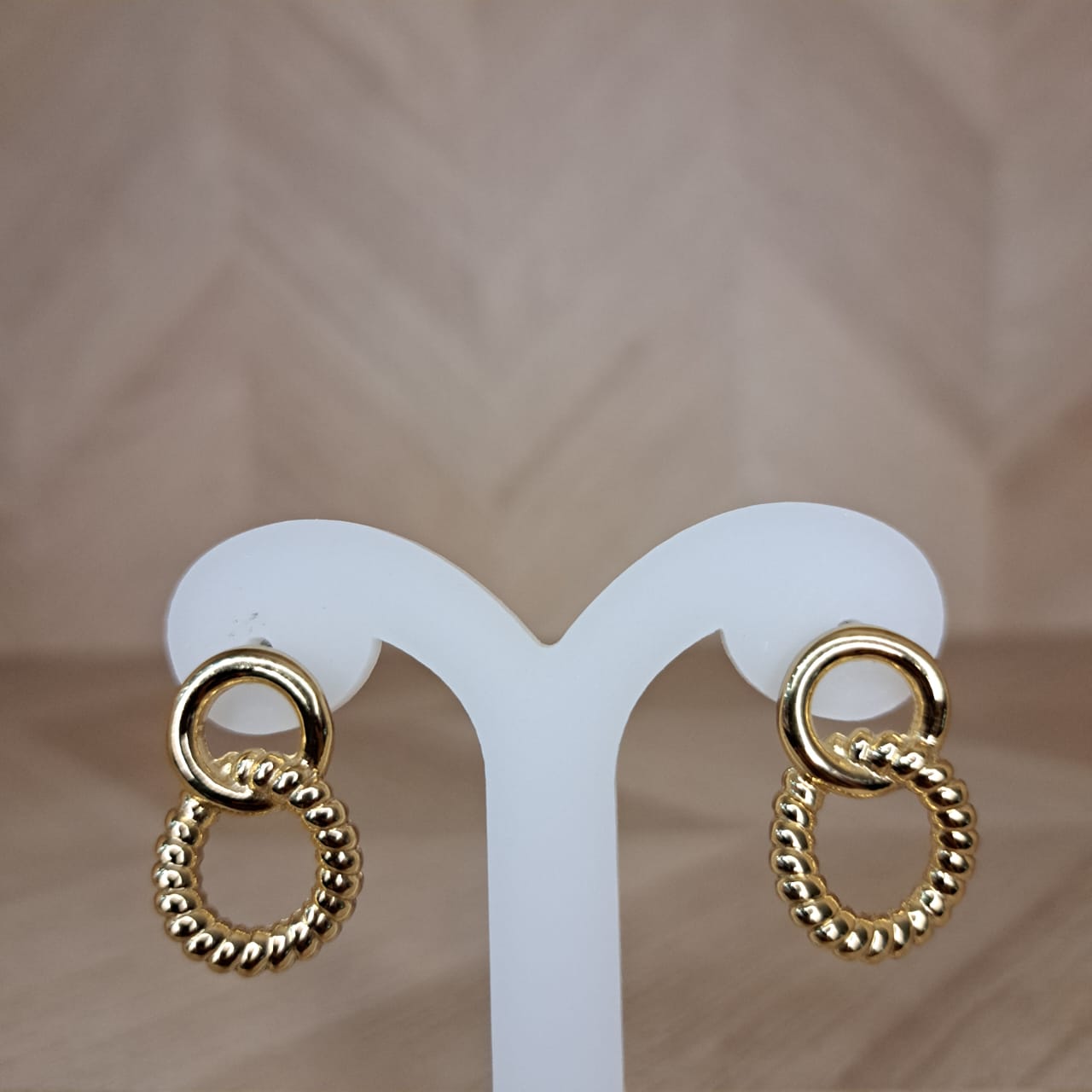 Joyeria Nice Aretes Dorados 8