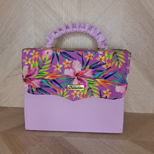 Petite23 Bolsa Mini Scrunchie Flores