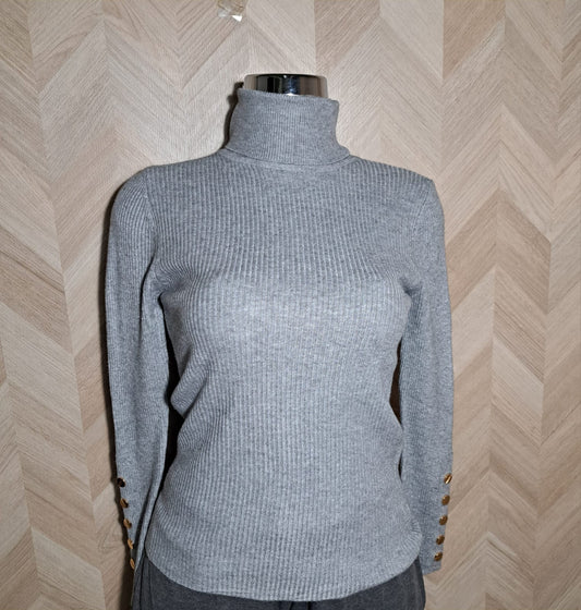 Ropa Angy Blusa Manga Larga Gris