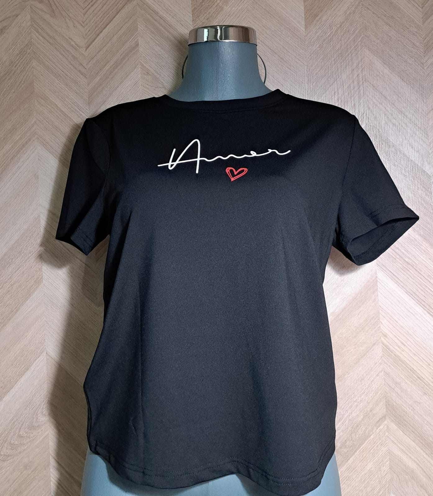 Productos Esther Rangel Playera Corazon Negro