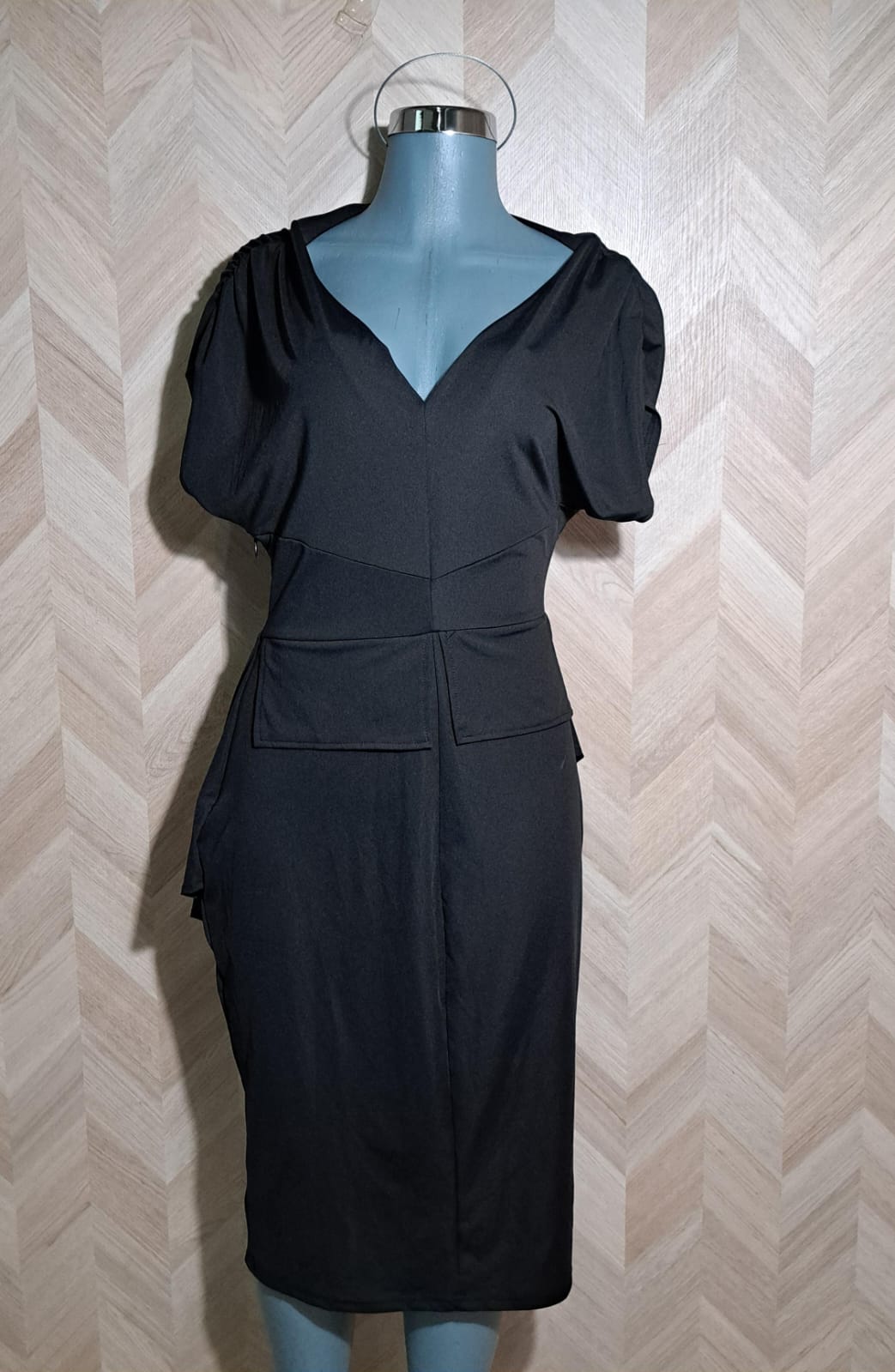 Productos Esther Rangel Vestido MC Olan Negro