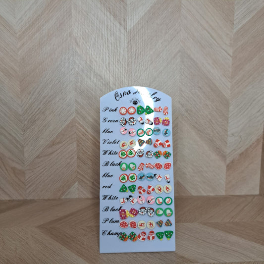 SHdez Aretes Navideños
