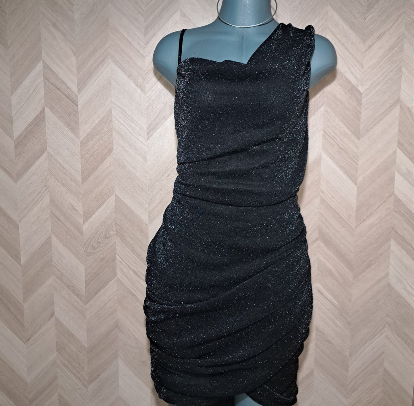 Productos Esther Rangel Vestido Negro Brillo