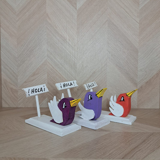 Arte Osuna Pajaritos Colores