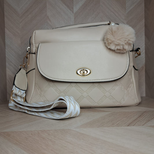 CM Bolsa Correa Pompom OH Grande