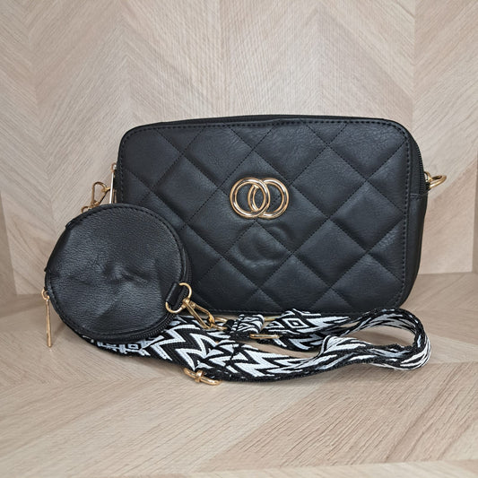 CM Bolsa Correa Ancha Monedero Circulo OH