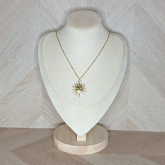 LaCasaDeLaPulsera Collar Sol Dorado