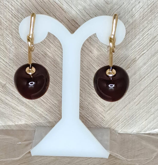 LaCasaDeLaPulsera Aretes Cereza Nudo