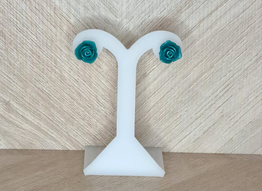 LaCasaDeLaPulsera Aretes Rosa Verde