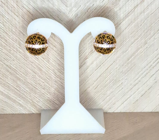 LaCasaDeLaPulsera Aretes Leopardo