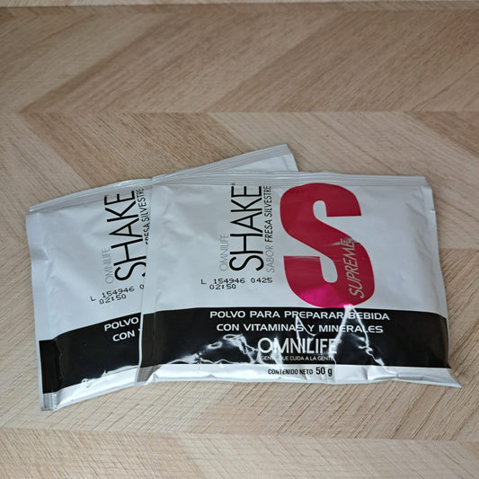 NG Omnilife Sobres Shake Supreme Fresa Silvestre