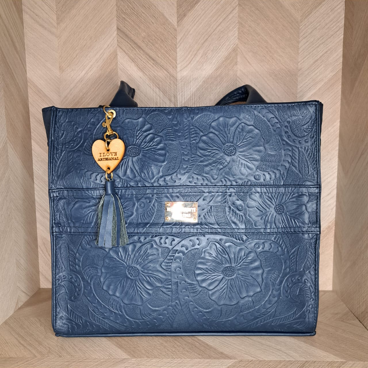 CBM Bolsa Hombro Piel Belo Horizontal Grande