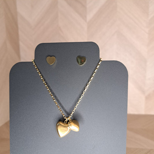 Zuli.MX Set Collar Aretes Corazon