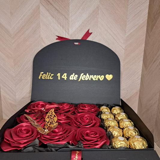 Rosas Eternas Romi Caja Rosas Ferr
