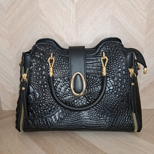 CBM Bolsa Mano Broche Gota Mediana