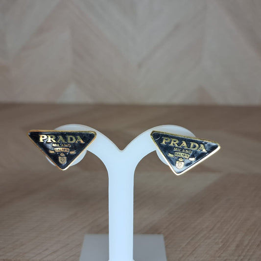 Mujer Moza Aretes Dorado Pda