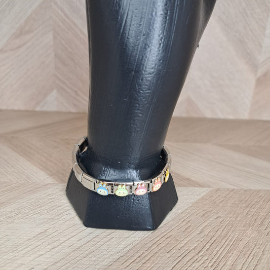 LaCasaDeLaPulsera Pulsera Italiana Labubus Plata