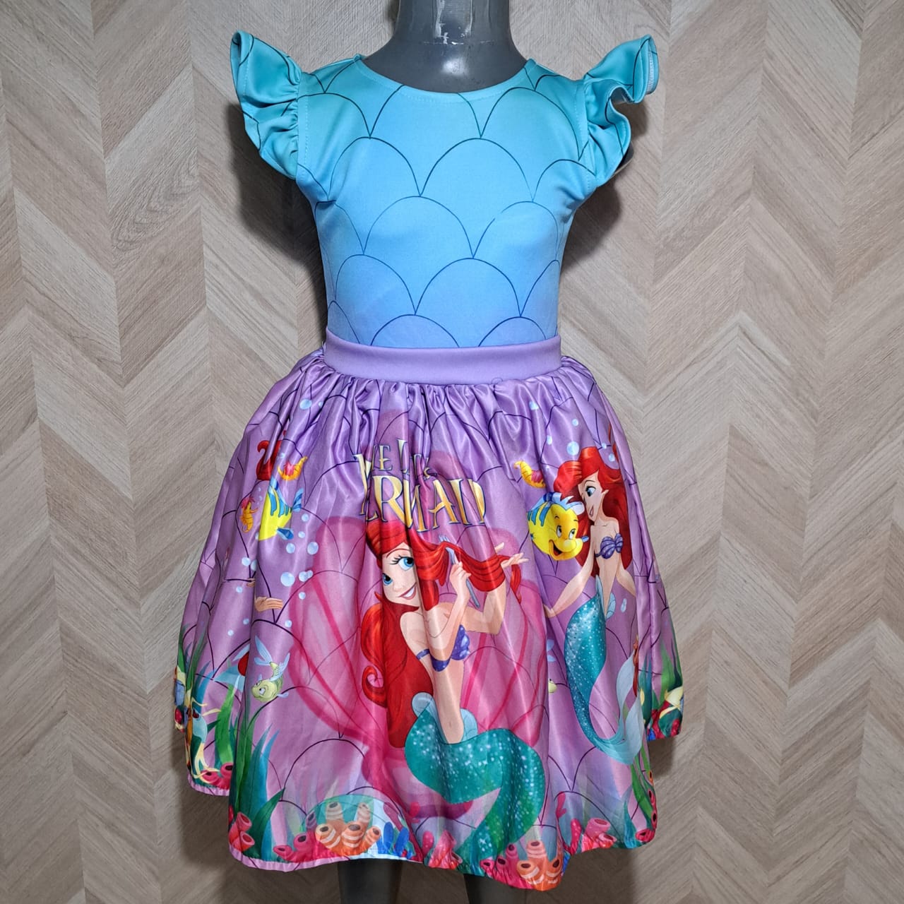 Cenicienta Vestido Sirenita Aqua Morado