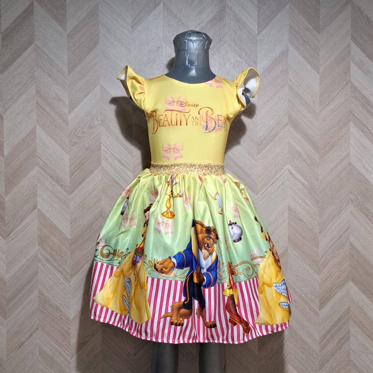 Cenicienta Vestido Beauty Beast Amarillo