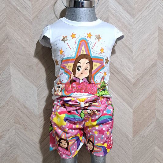 Creativos Kids Conjunto Short Blusa LCampos