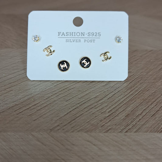 Mujer Moza Aretes 6 Piezas